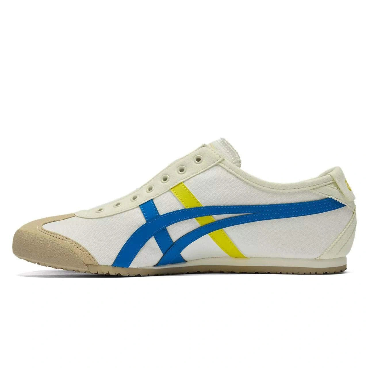 נעלי אוניטסוקה טייגר | Onitsuka Tiger MEXICO 66 SLIP-ON Cream Directoire Blue