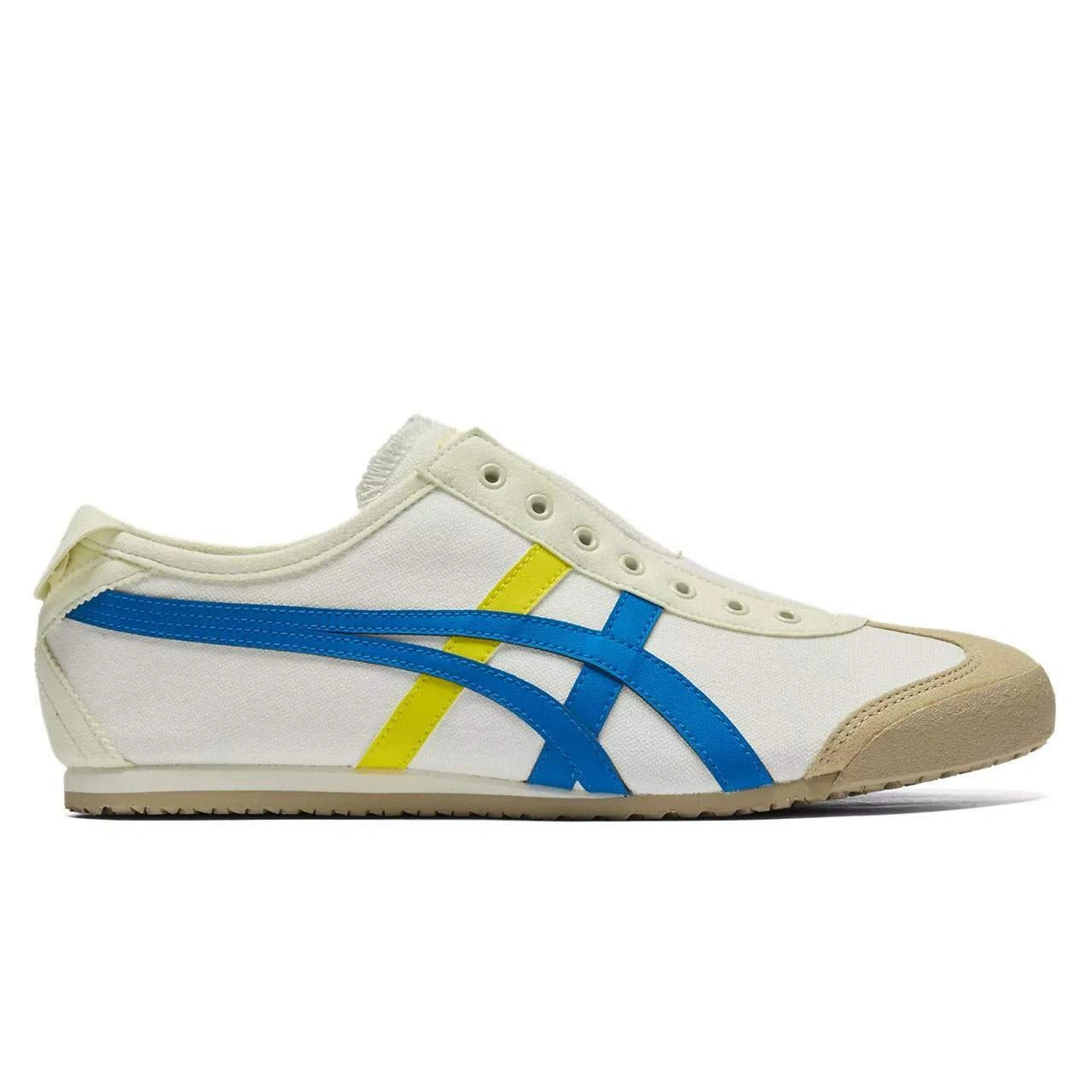 נעלי אוניטסוקה טייגר | Onitsuka Tiger MEXICO 66 SLIP-ON Cream Directoire Blue