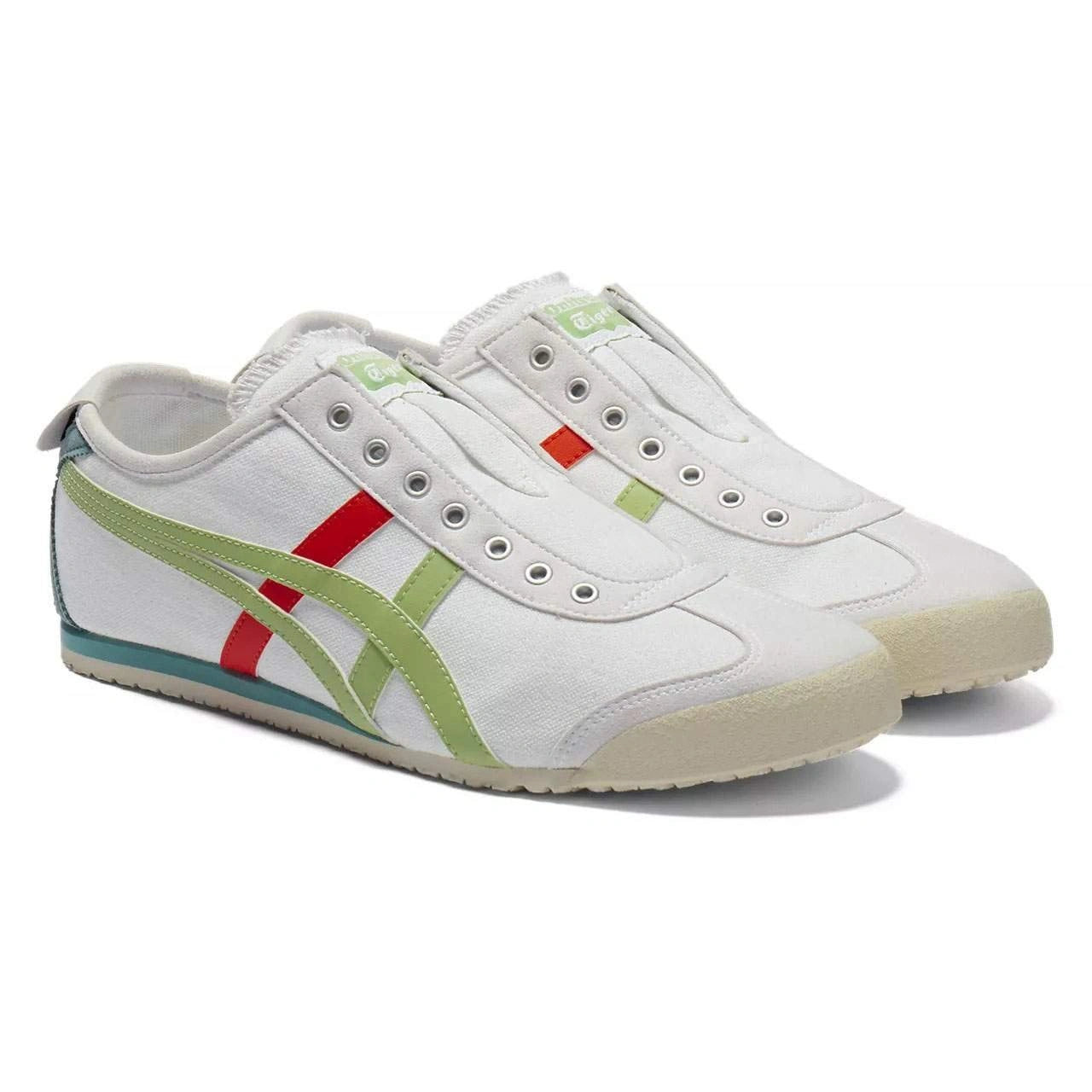נעלי אוניטסוקה טייגר | Onitsuka Tiger MEXICO 66 SLIP-ON White Jade