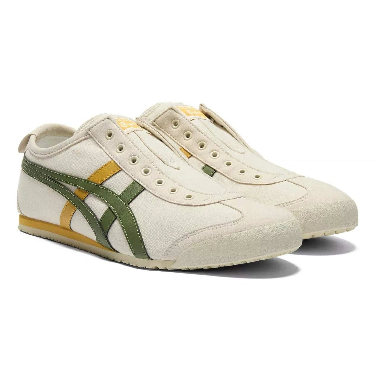 נעלי אוניטסוקה טייגר | Onitsuka Tiger MEXICO 66 SLIP-ON Birch Moss