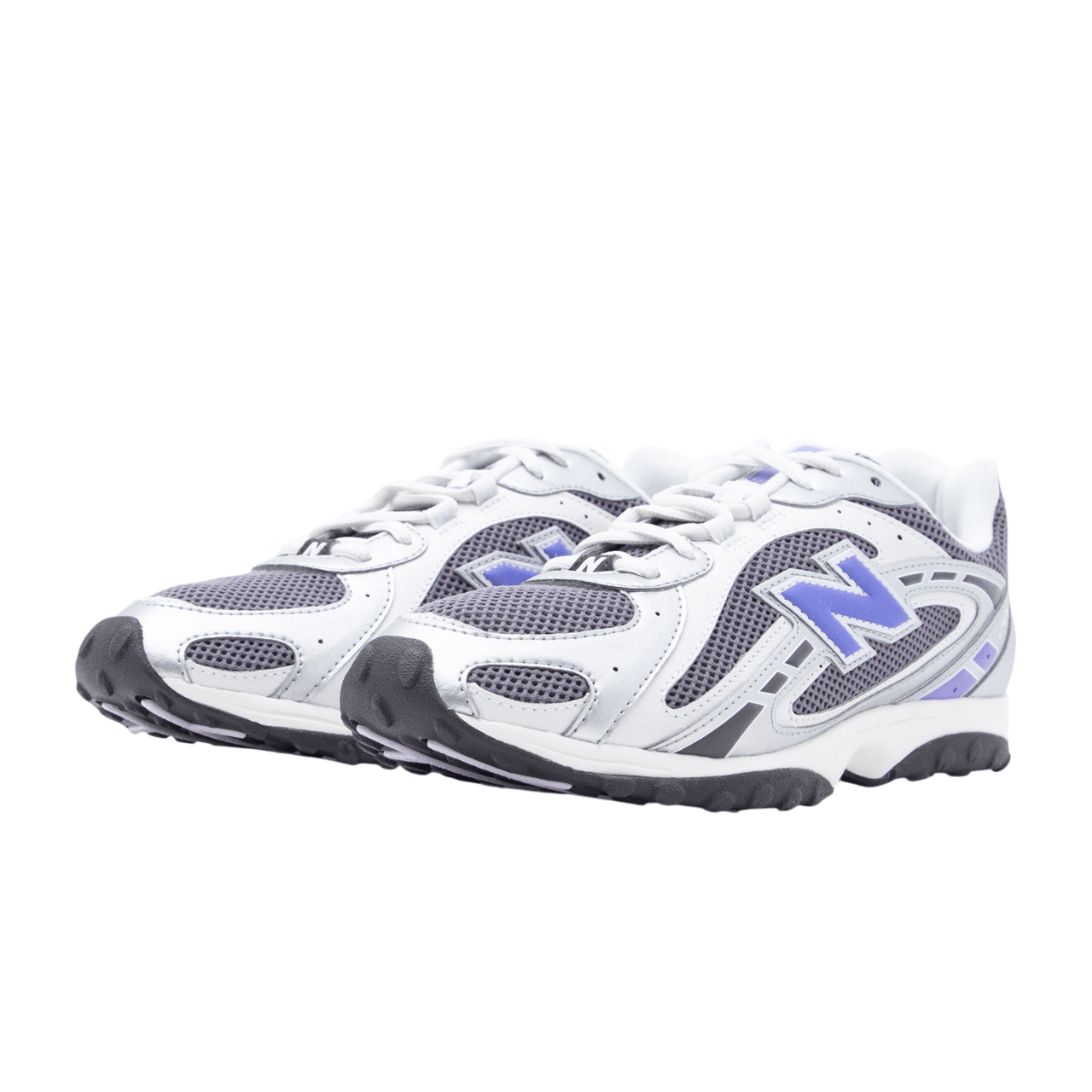 New Balance 204L Unisex Sports Shoes Silver-Coloured Metallic Electric Indigo