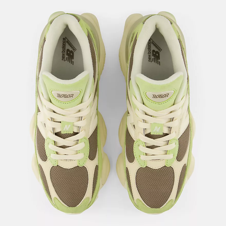 New Balance 9060R DRY LIME with THUNDER BROWN