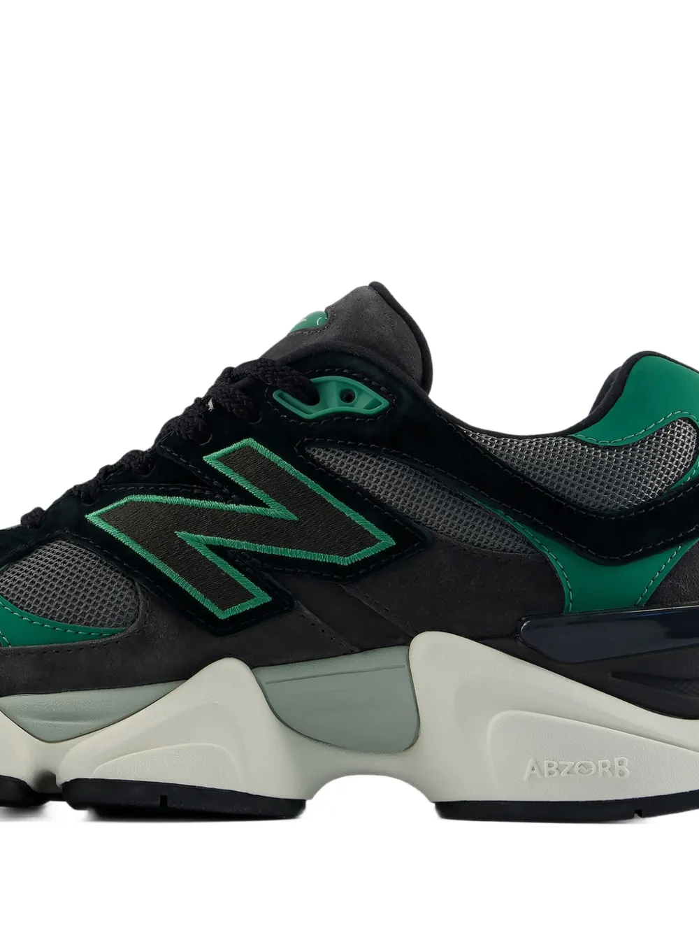 New Balance 9060 – Black and Outfield Green