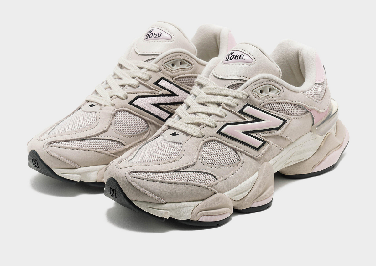 New Balance 9060 – Cream and Light Pink