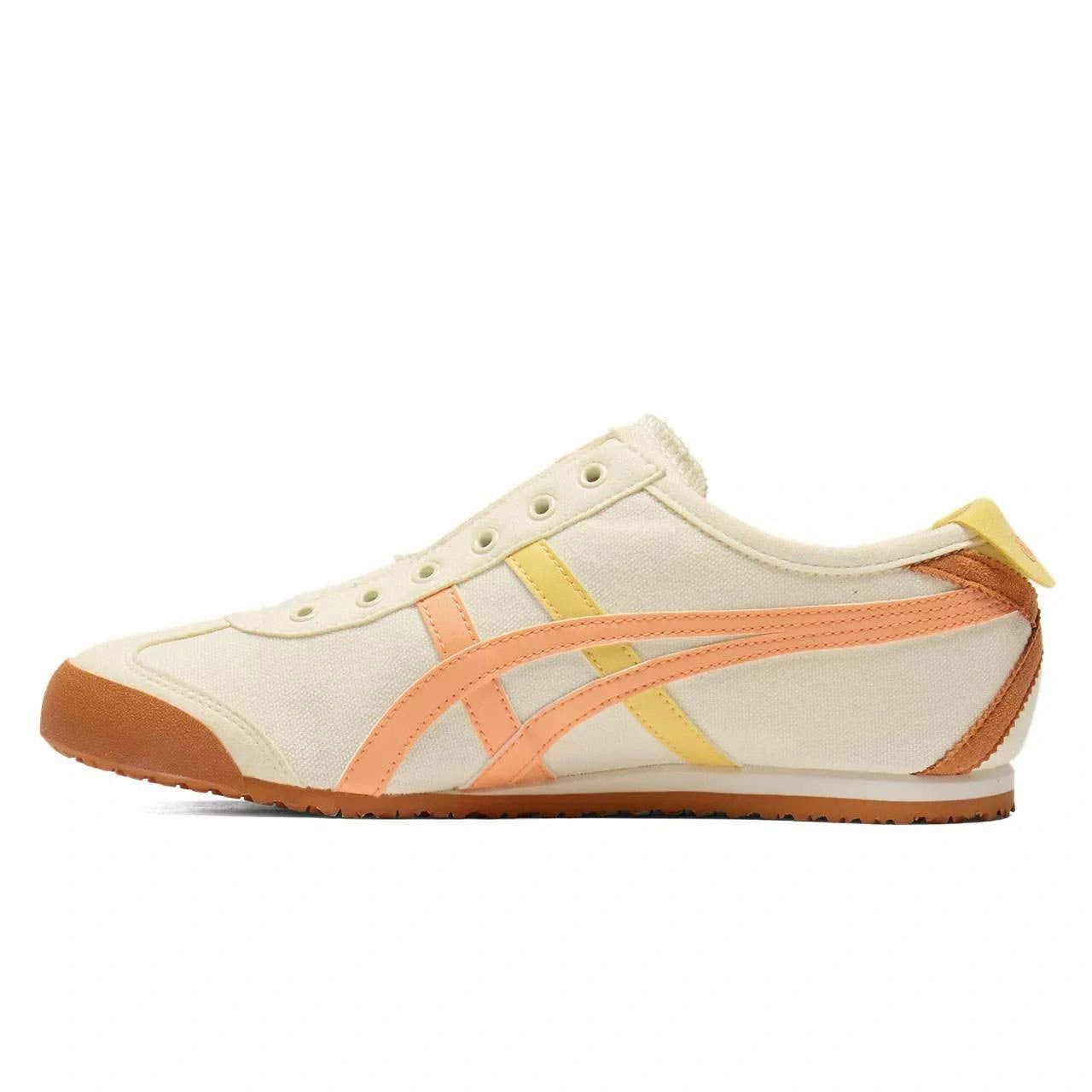 נעלי אוניטסוקה טייגר | Onitsuka Tiger MEXICO 66 SLIP-ON Ivory Summer Dune