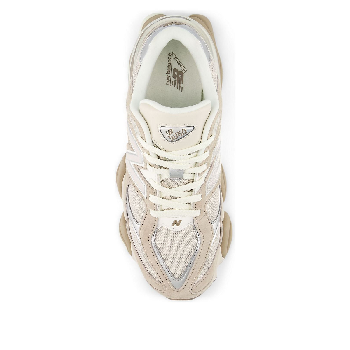 New Balance 9060 – Moonbeam Silver Metallic Driftwood