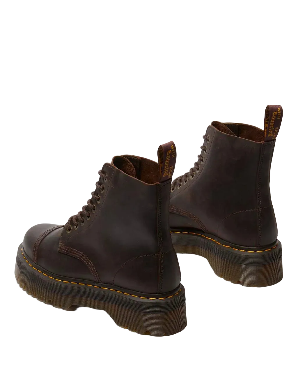 Dr. Martens Sinclair Crazy Horse Leather Platform Boots