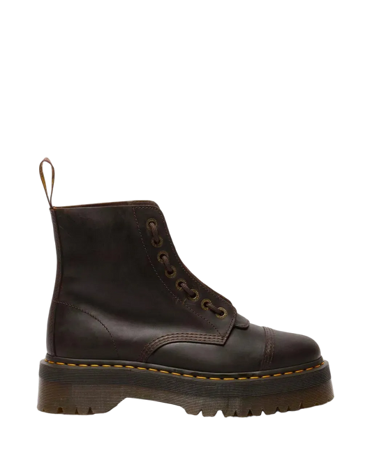 Dr. Martens Sinclair Crazy Horse Leather Platform Boots