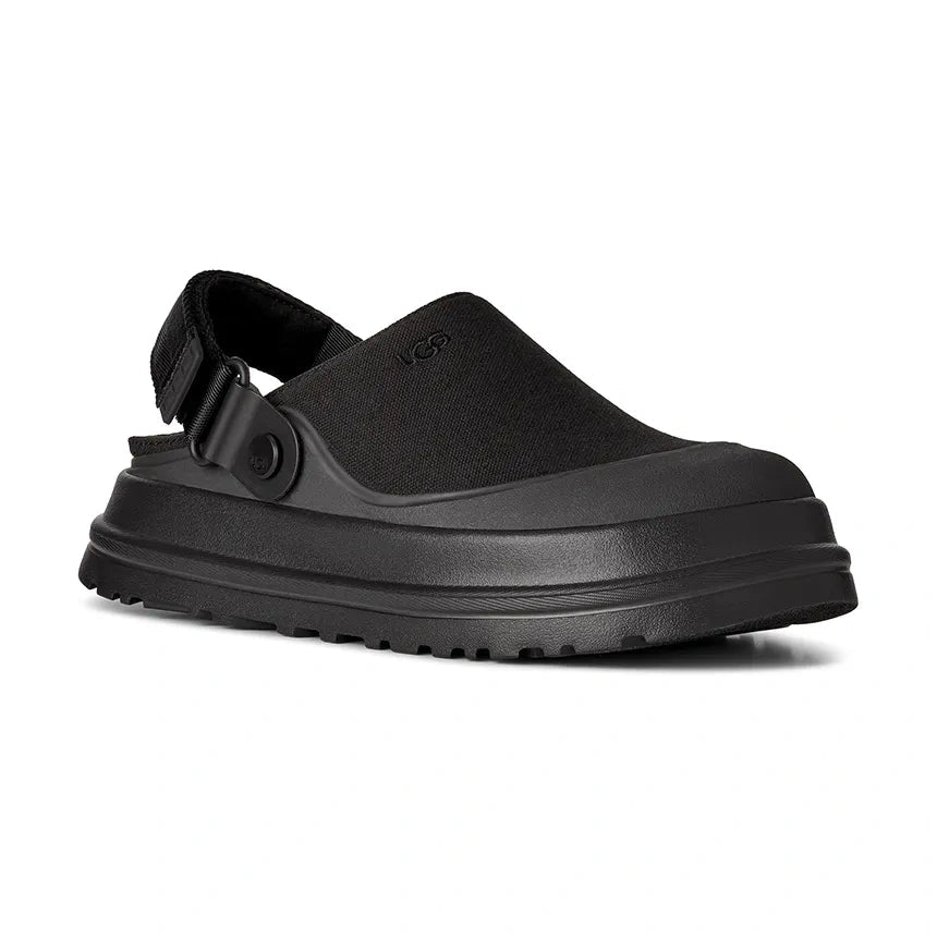 UGG sliders W Goldenglow Canvas Clog Black