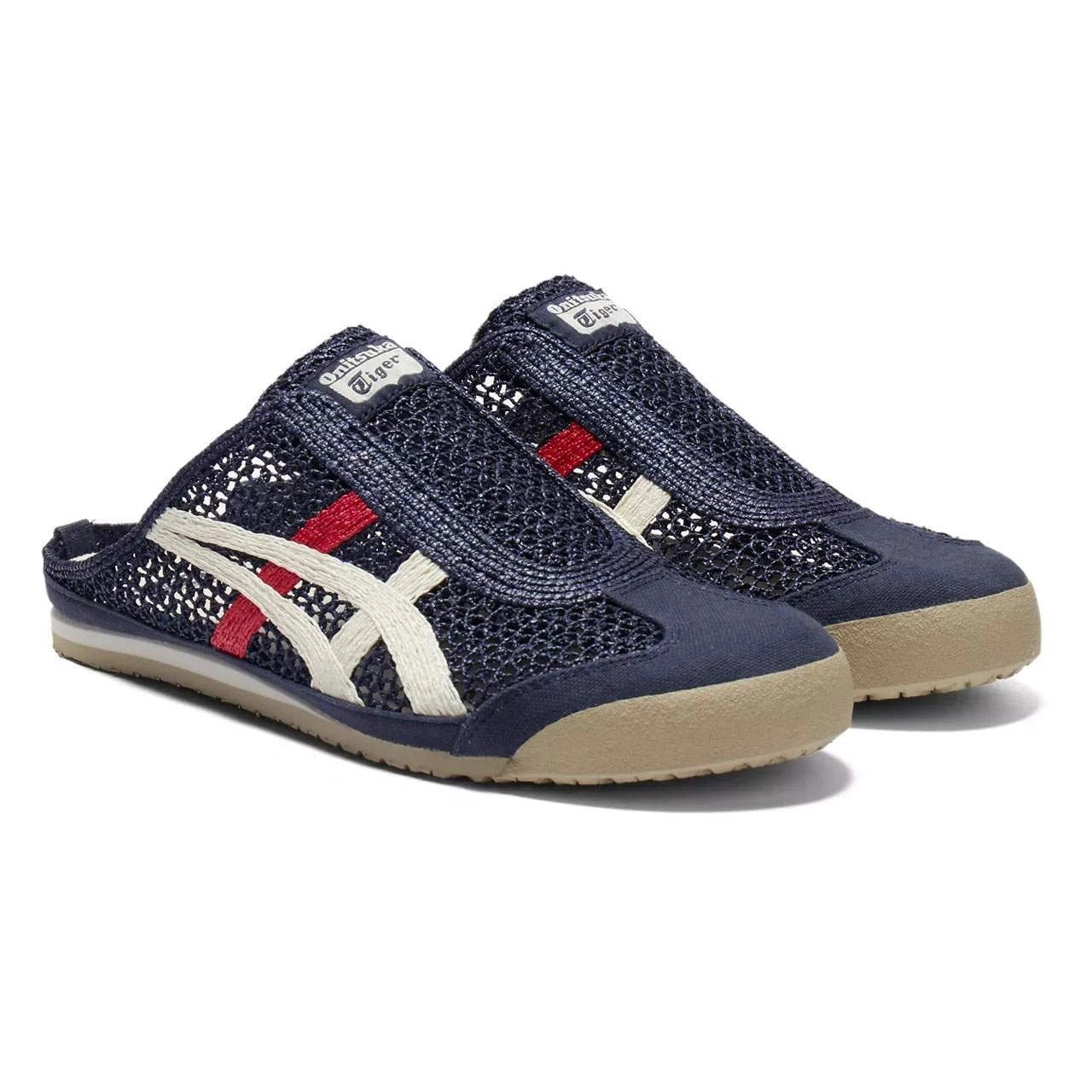 נעלי אוניטסוקה טייגר | Onitsuka Tiger MEXICO 66 SABOT Iron Navy Cream
