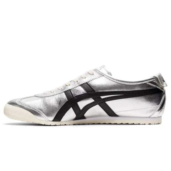 נעלי אוניטסוקה טייגר | Onitsuka Tiger MEXICO 66 Pure Silver Black