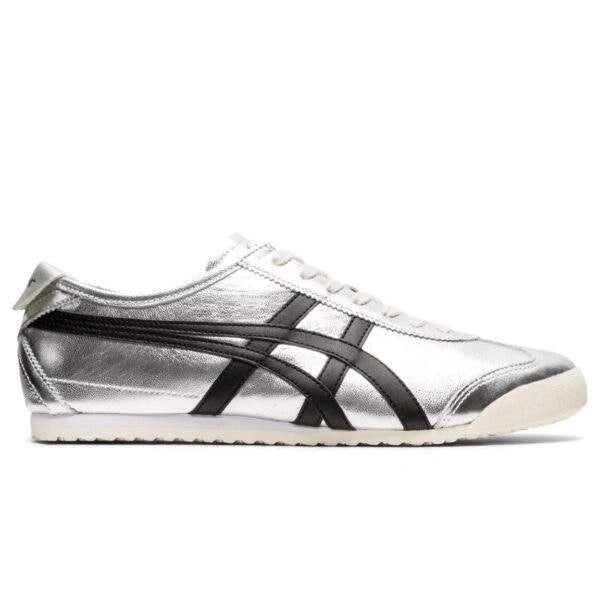 נעלי אוניטסוקה טייגר | Onitsuka Tiger MEXICO 66 Pure Silver Black