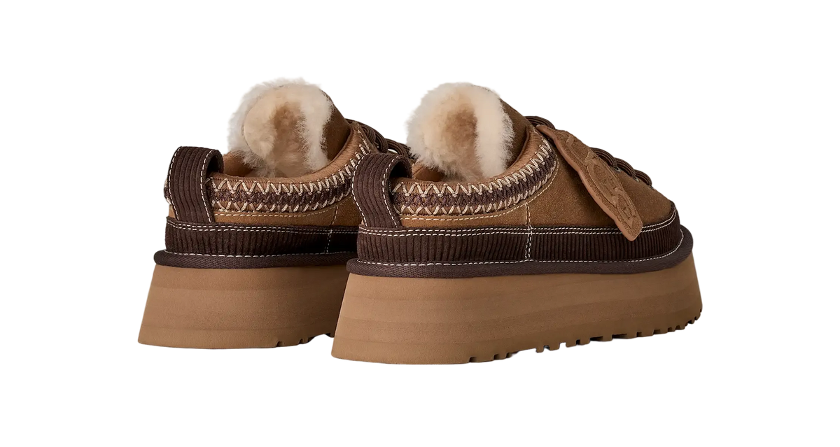 UGG Women's Heritage Lace-Up Slipper Chestnut