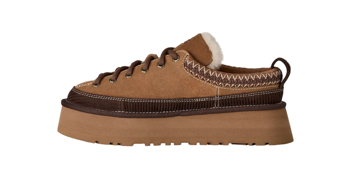 UGG Women's Heritage Lace-Up Slipper Chestnut