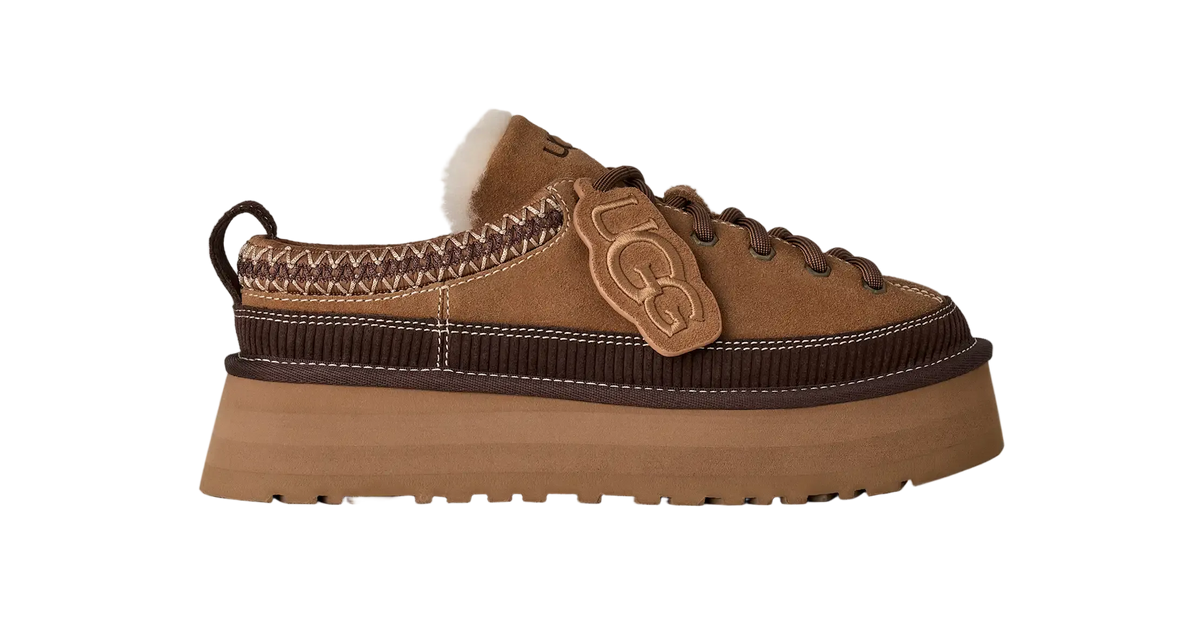 UGG Women's Heritage Lace-Up Slipper Chestnut