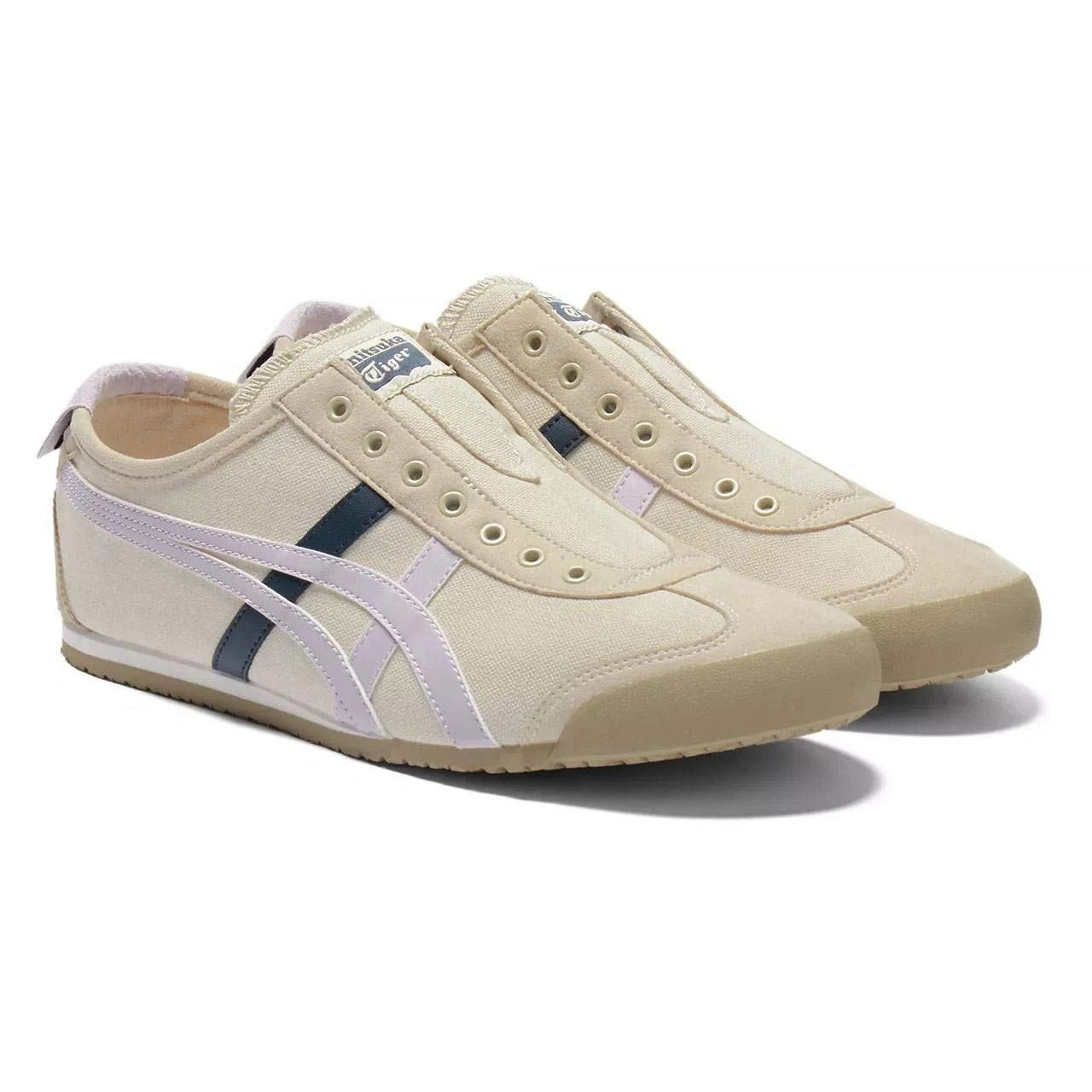 נעלי אוניטסוקה טייגר | Onitsuka Tiger MEXICO 66 SLIP-ON Birch Faded Ash Rock