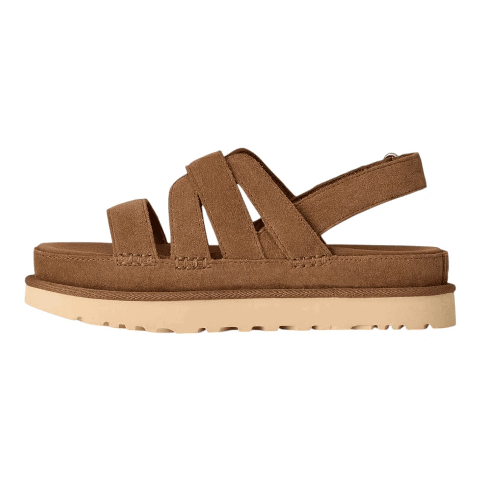 סנדלי נשים Chestnut UGG Goldenstar Gleam – סטייל מודרני ונוחות יומיומית Chestnut