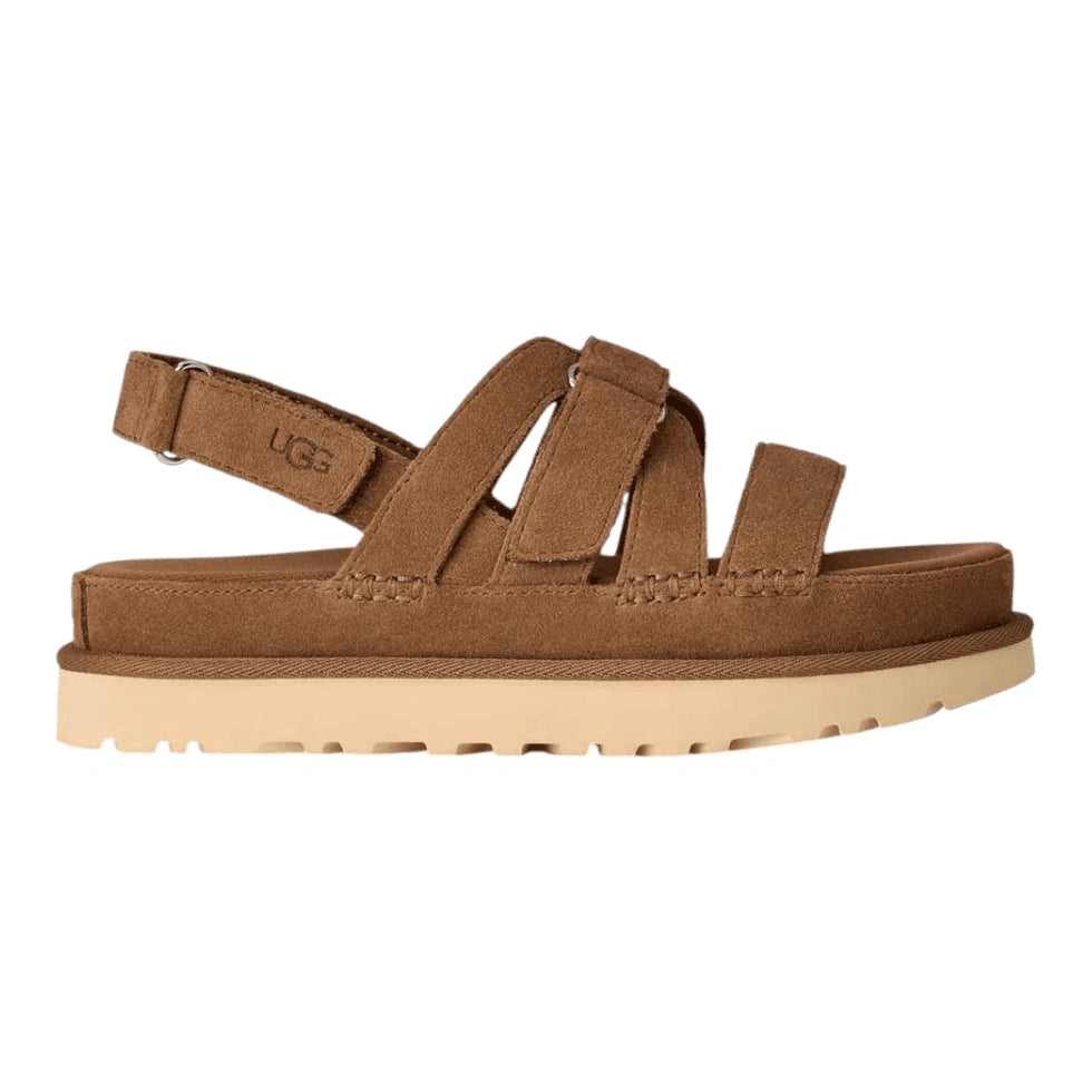 סנדלי נשים Chestnut UGG Goldenstar Gleam – סטייל מודרני ונוחות יומיומית Chestnut