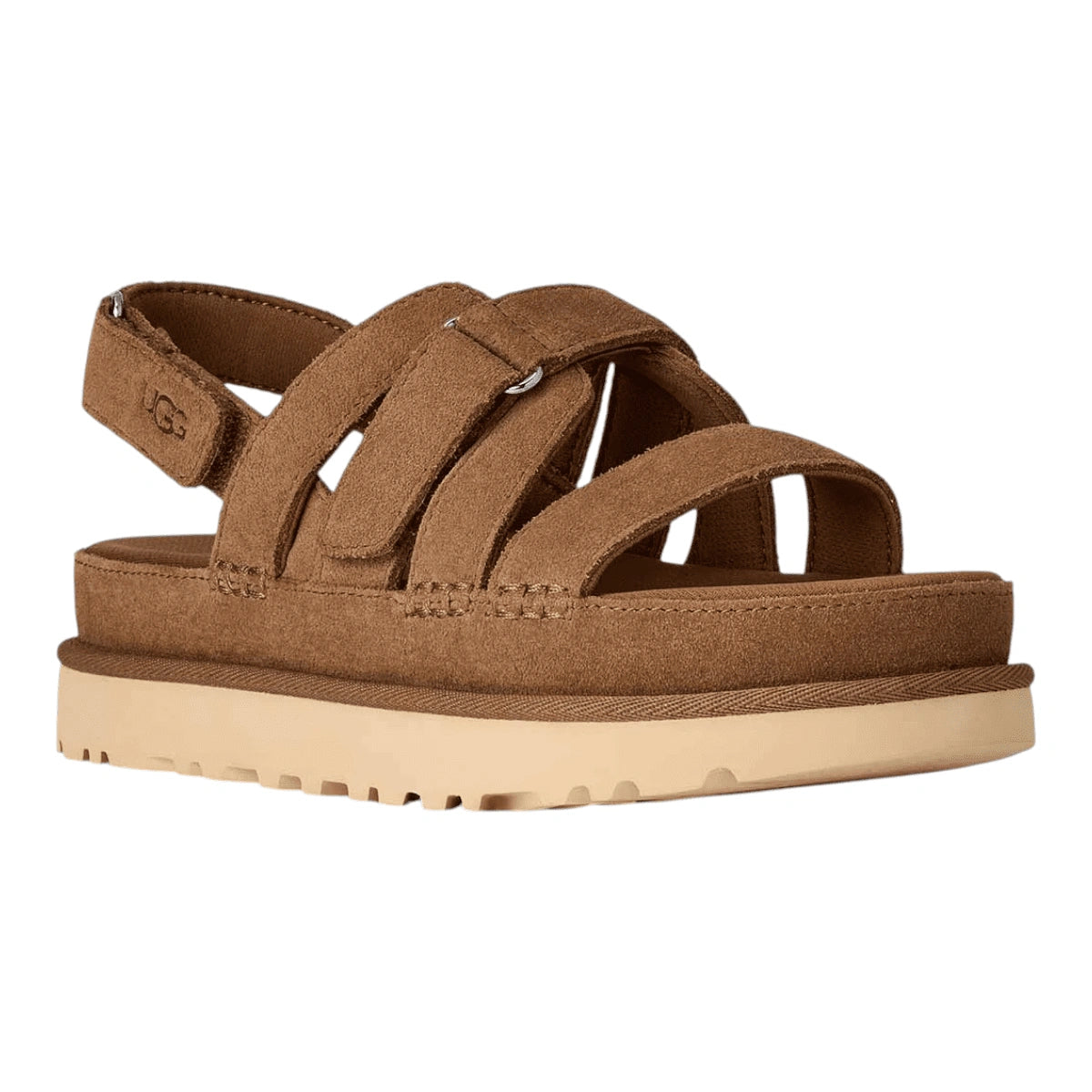 סנדלי נשים Chestnut UGG Goldenstar Gleam – סטייל מודרני ונוחות יומיומית Chestnut