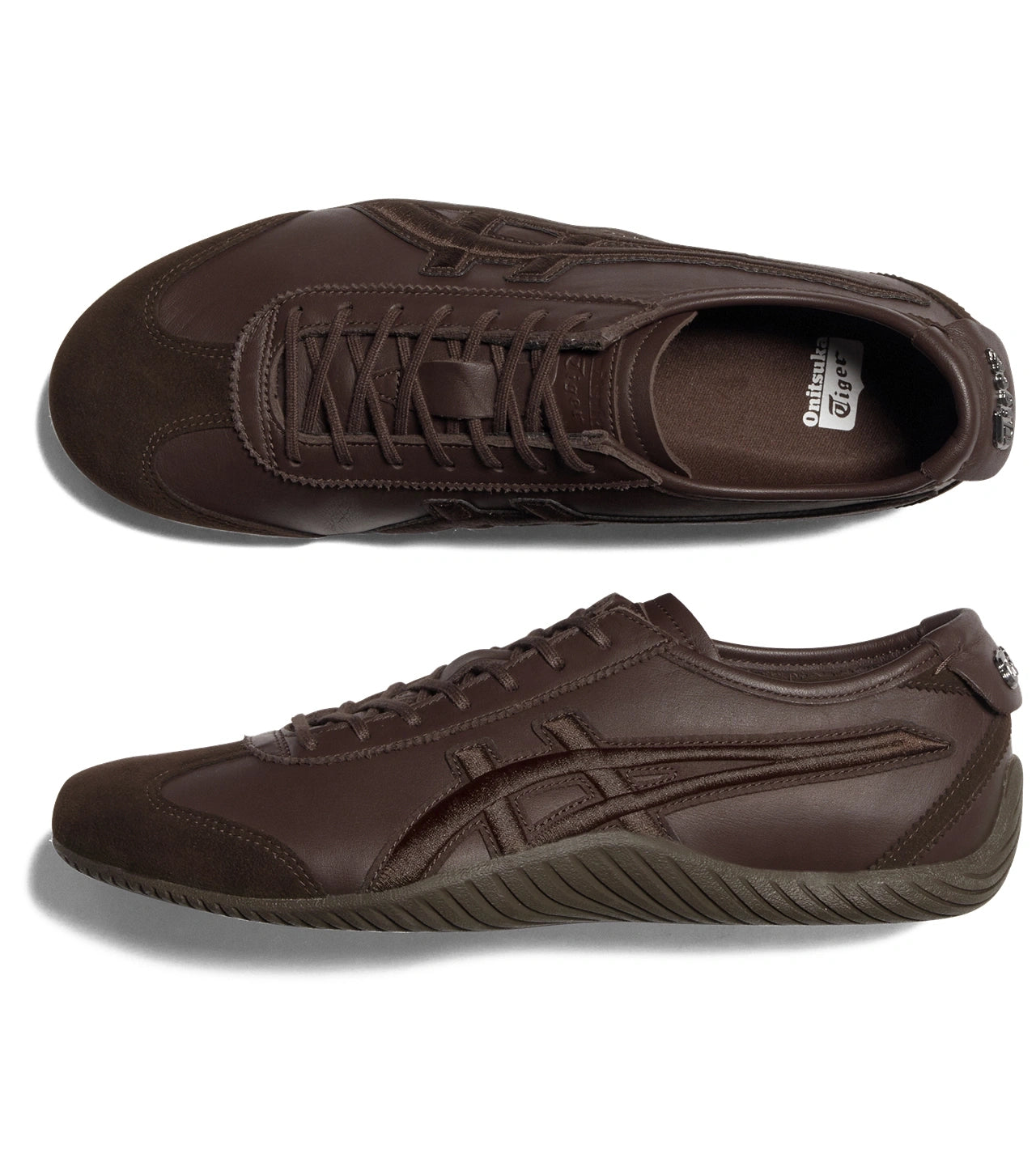 נעלי אוניטסוקה טייגר | Onitsuka Tiger MEXICO 66 DRIVING Licorice Brown/Licorice Brown