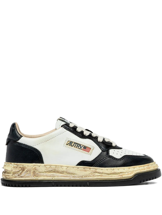 Autry Super Vintage Low Maison Mihara Yasuhiro White Black