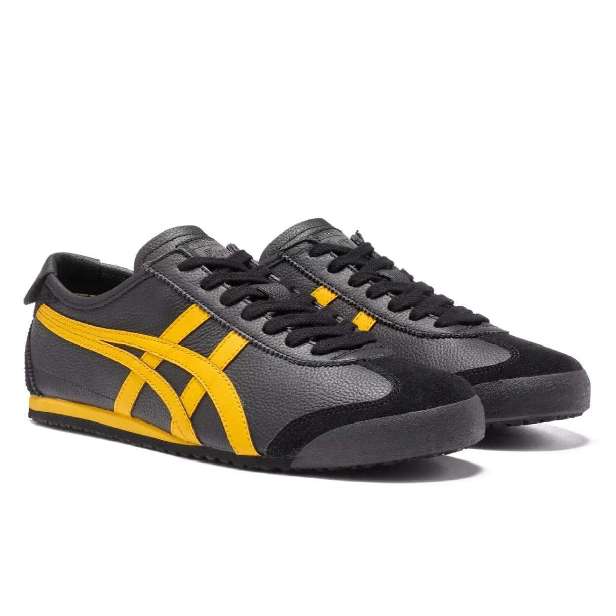 נעלי אוניטסוקה טייגר | Onitsuka Tiger MEXICO 66 Black Yellow