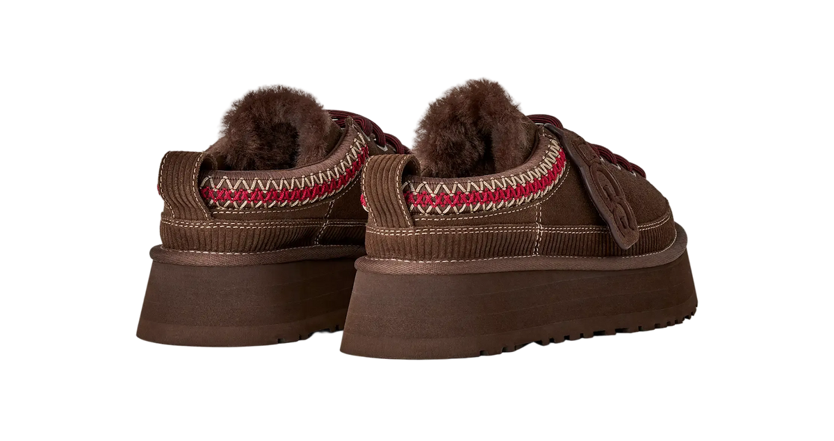UGG Women's Heritage Lace-Up Slipper Burnt Cedar