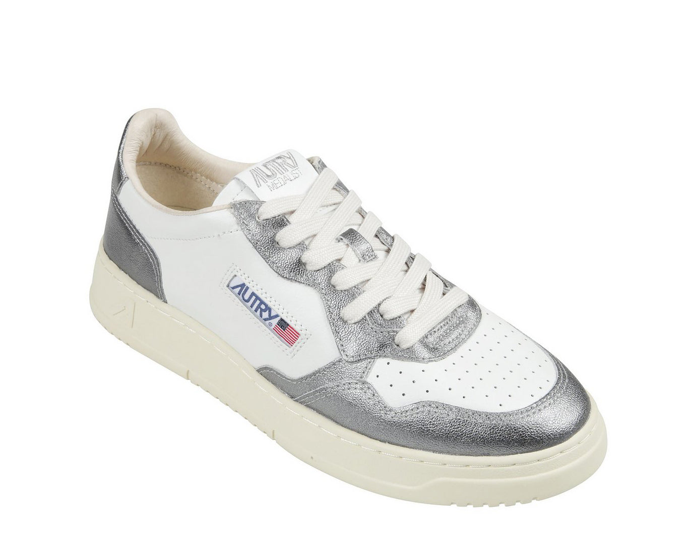 Autry Medalist Bicolor Low-Top Sneakers