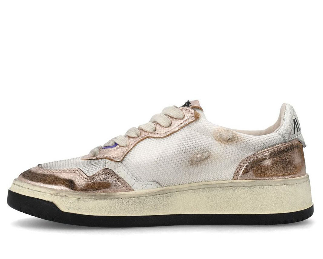 Autry Medalist Super Vintage Lace-Up Sneakers