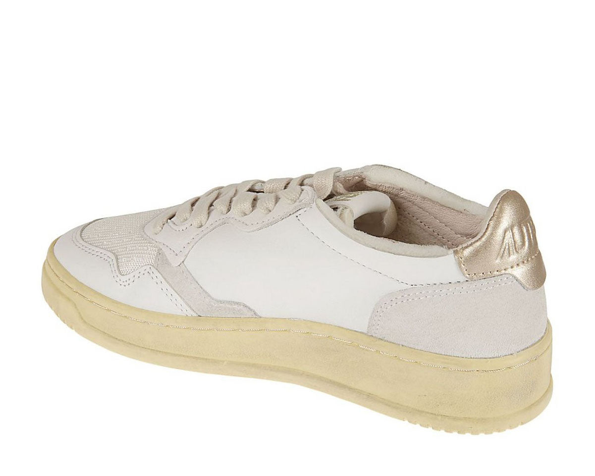 Autry Logo-Patch Lace-Up Sneakers