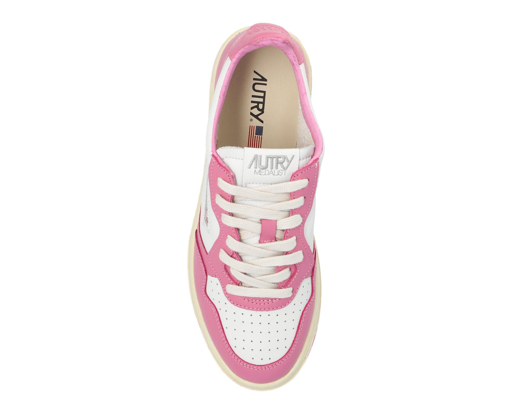 Autry Medalist Bicolor Low-Top Sneakers