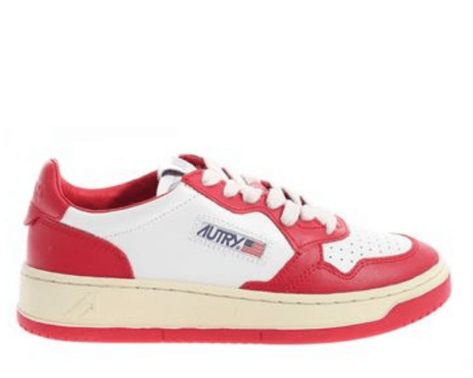 Autry Medalist Low Sneakers White Red