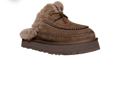 UGG Disquette Alpine Slipper Dark Brown