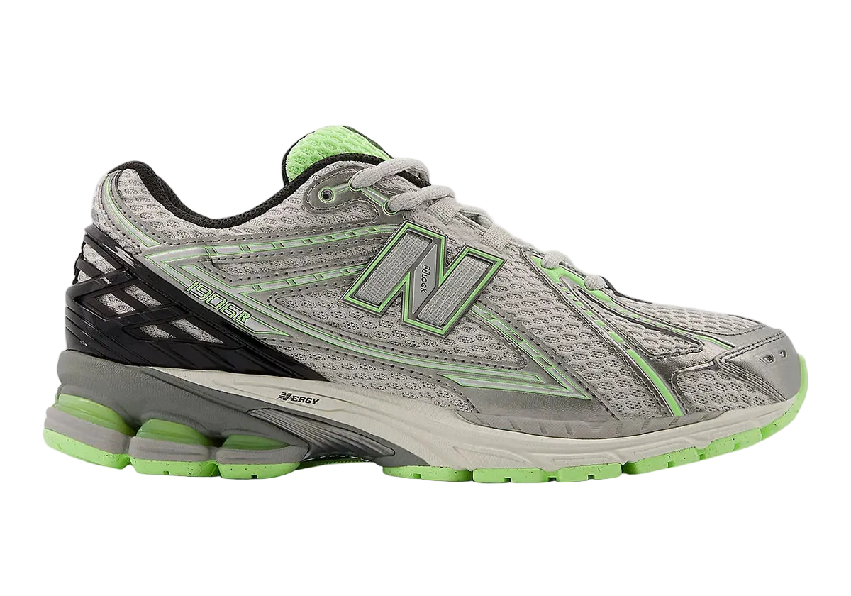New Balance 1906 Dark Silver Metallic Mint Flash