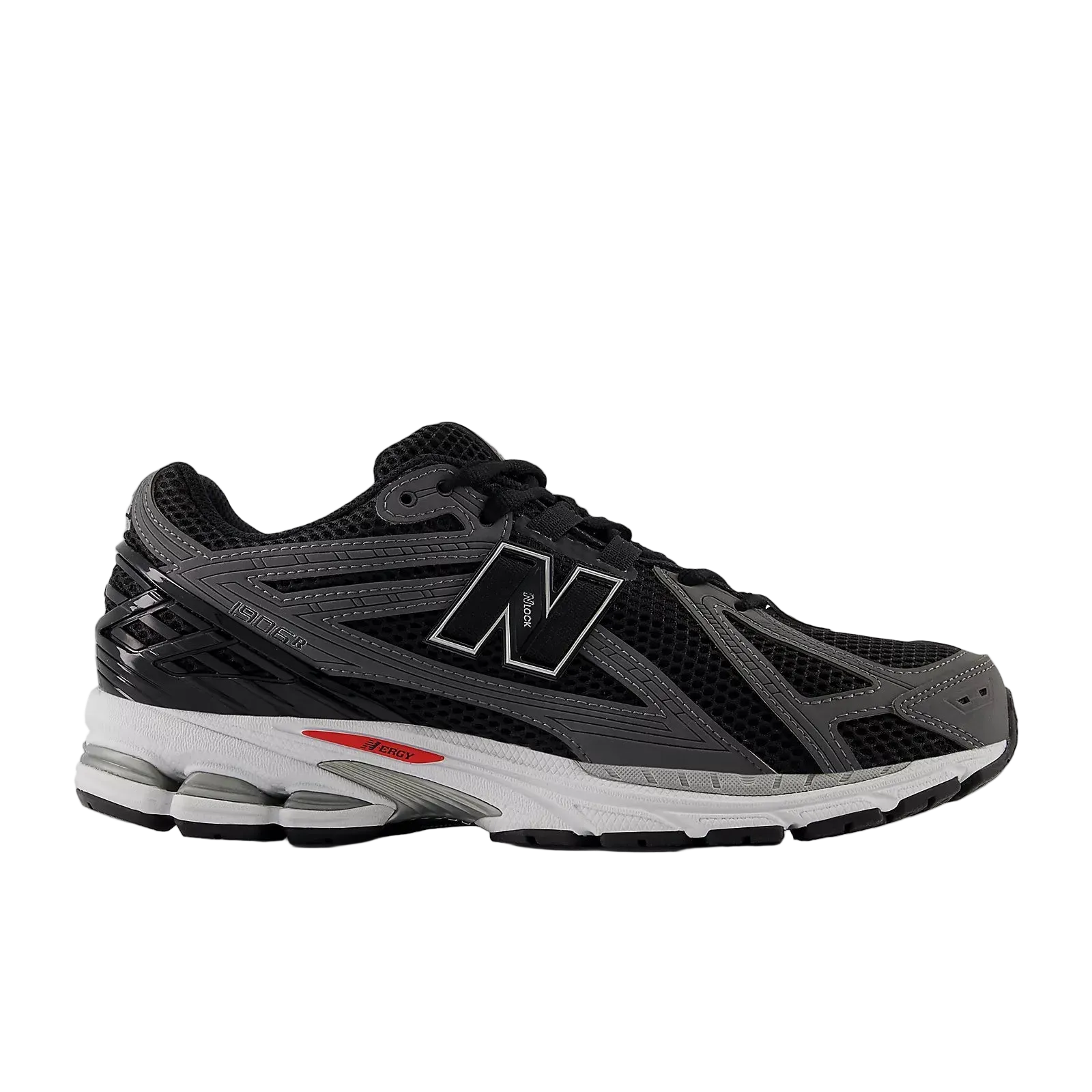 New Balance 1906 Black with Team Red and Castlerock