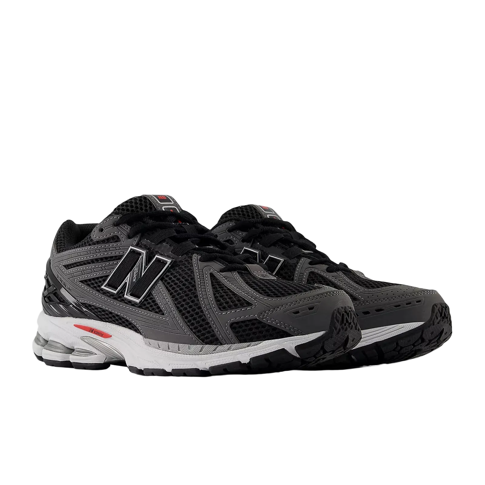 New Balance 1906 Black with Team Red and Castlerock