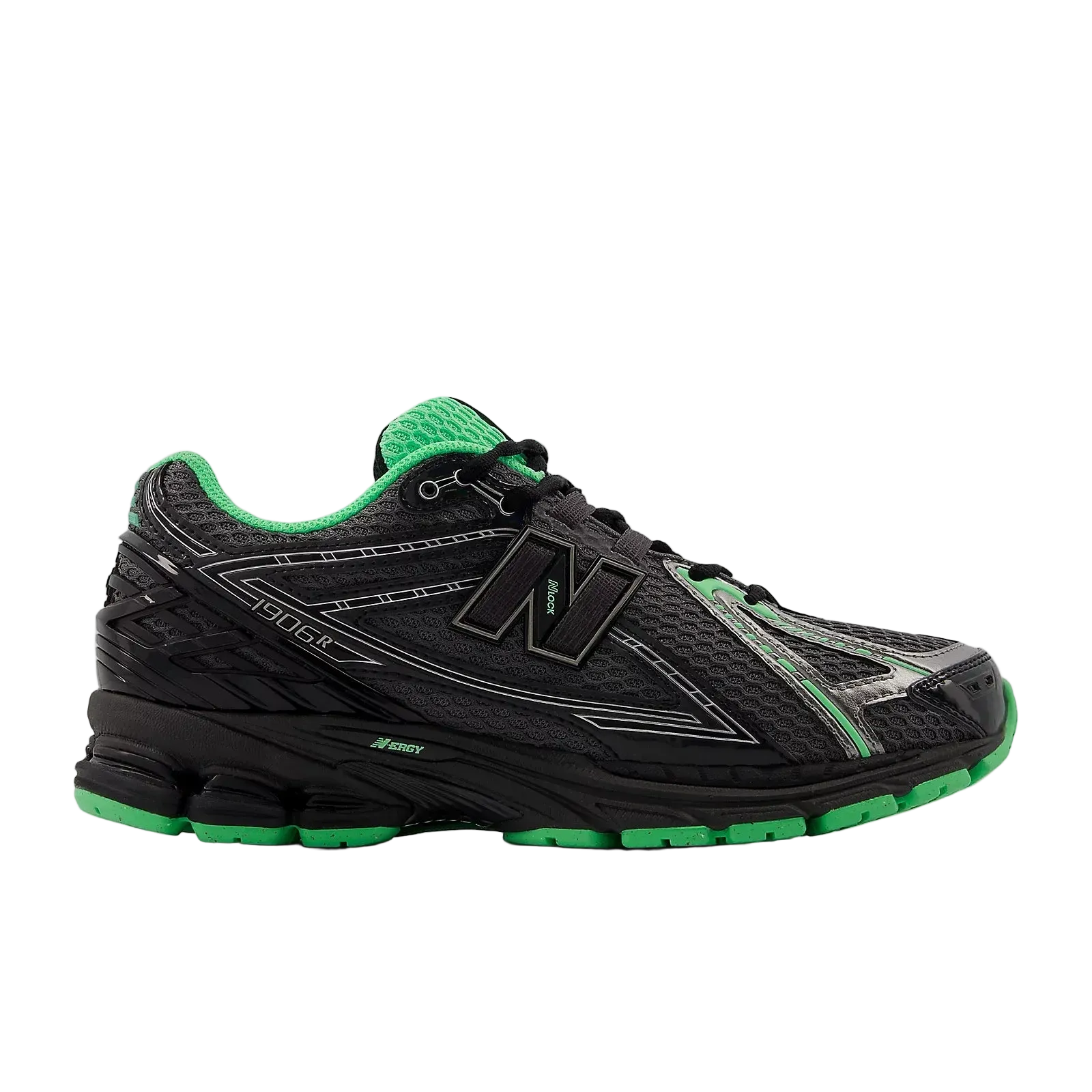 New Balance 1906 Dark Silver Metallic with Lime Leaf and Castlerock
