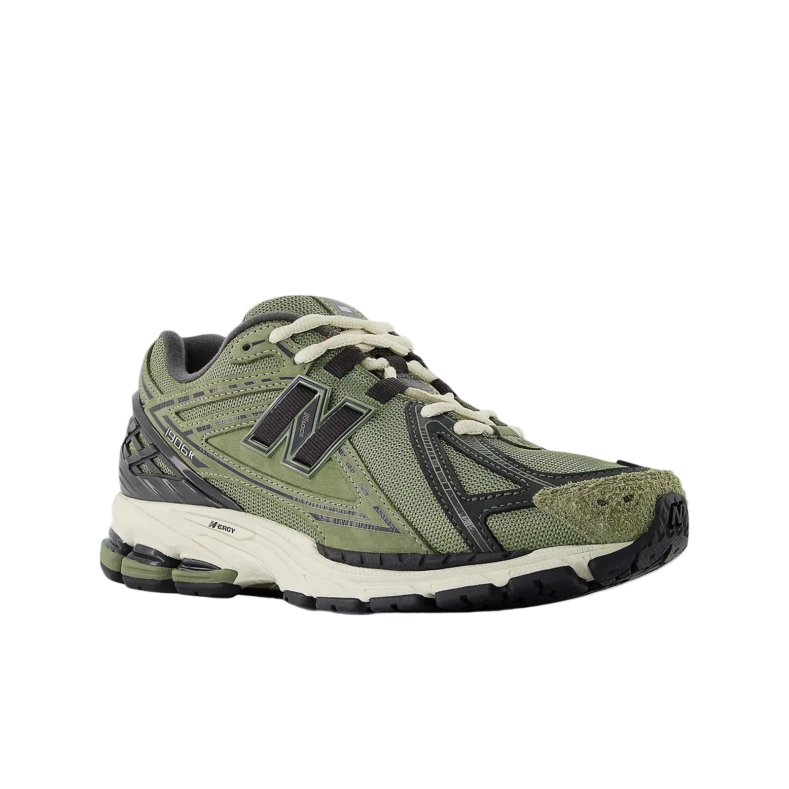 New Balance 1906 Dark Olivine with Black Cement and Timberwolf